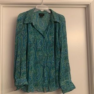 Avenue button down blouse